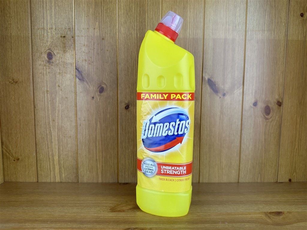 Domestos unbeatable strength toilet bleach Domestos unbeatable strength toilet bleach
