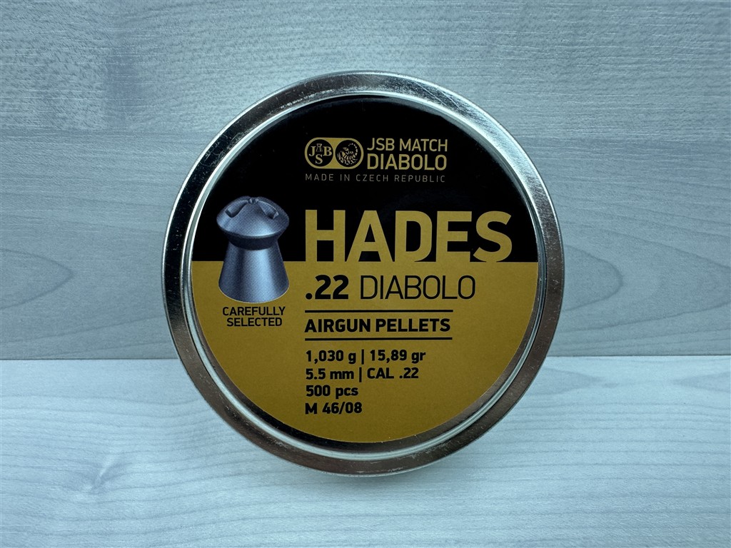 JSB match Hades airgun .22 pellets JSB match Hades airgun .22 pellets