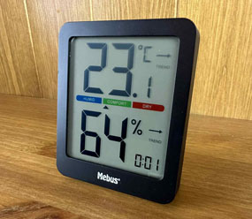 Mebus digital air station thermometer and hygrometer