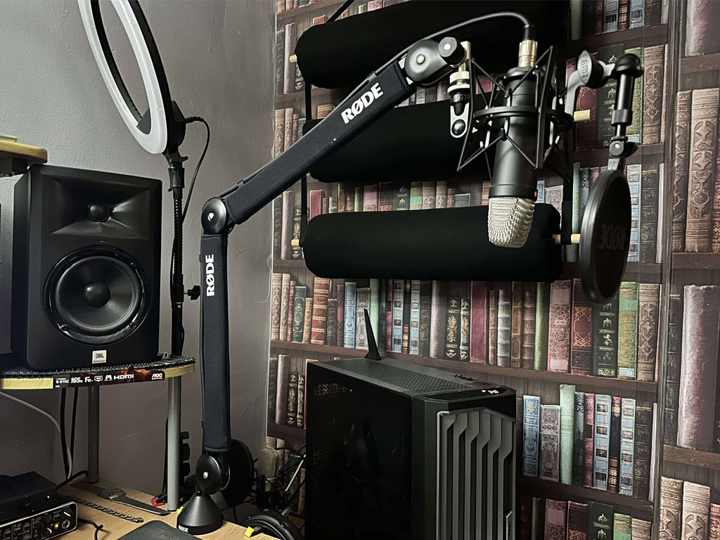 Rode PSA1+ Studio boom arm Rode PSA1+ studio microphone boom arm